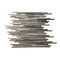 Apollo Tile Urban Rain 4.83 sq.ft 11.8 in. x11.8 in. Linear Glass & Metal Mosaic Tile, 5PK APLCAS99005EC09 - alternate 1